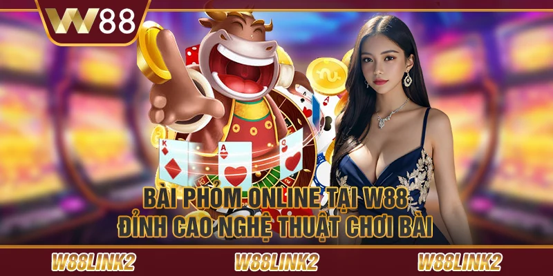 Bài phỏm online tại W88: Đỉnh cao nghệ thuật chơi bài