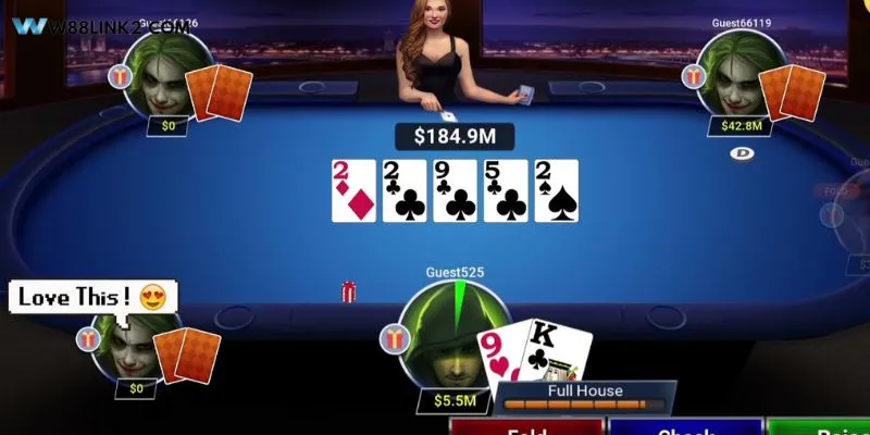 Danh sách những bàn chơi bài poker online đa dạng 